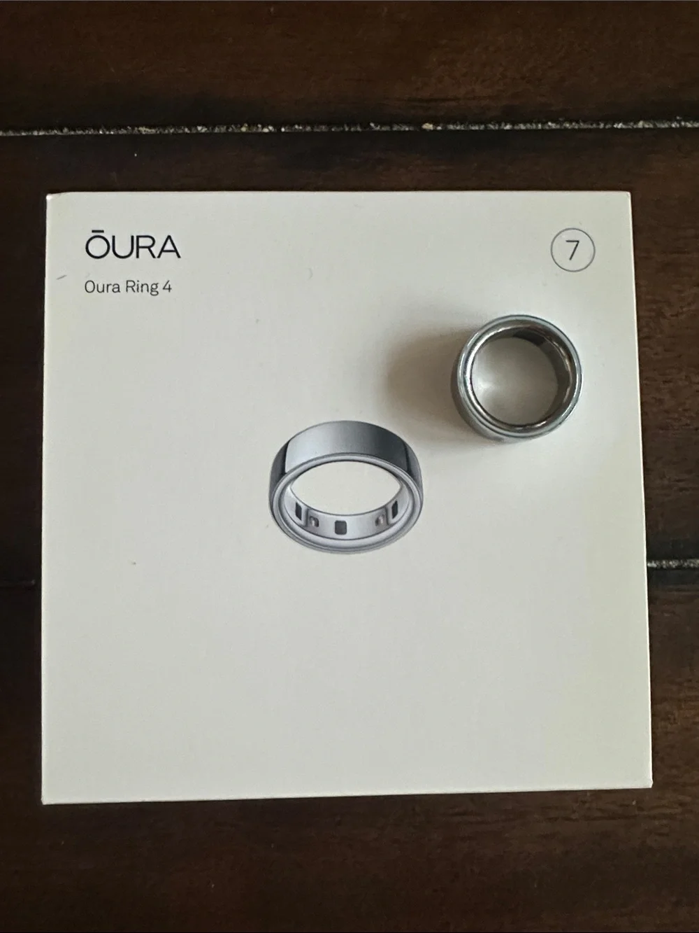 Oura Ring 4 - Silver Size 7